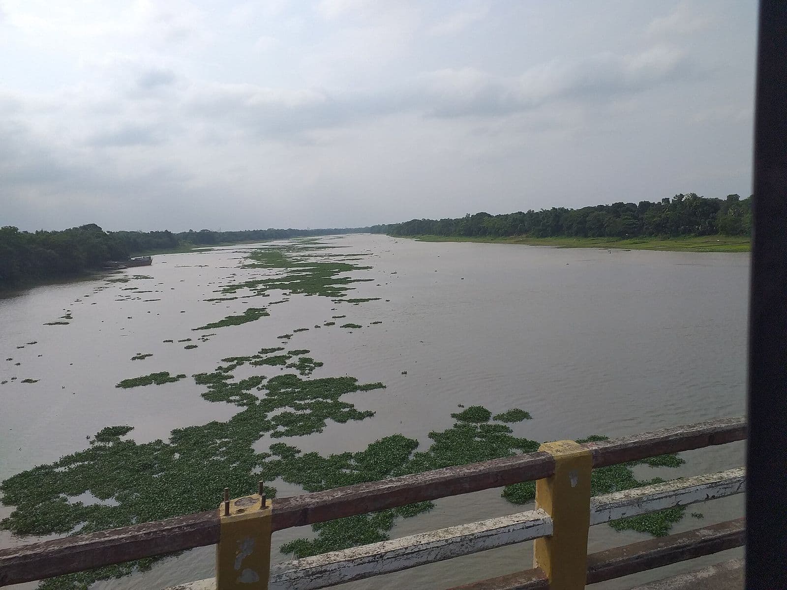 কাপাসিয়া সেতু থেকে দেখা শীতলক্ষ্যা নদী
